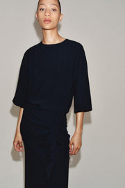 Robe midi drapée ZW Collection