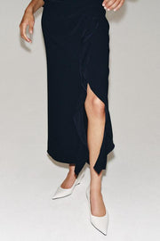 Robe midi drapée ZW Collection