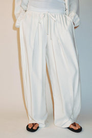 Pantalon fluide à bas réglable