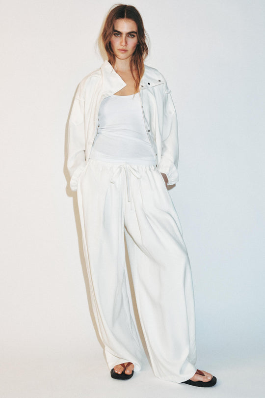 Pantalon fluide à bas réglable