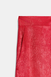 Pantalon droit en jacquard