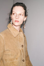 Veste 100 % cuir suédé ZW Collection Édition limitée