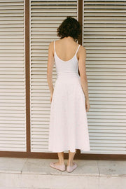 Jupe midi cape structurée