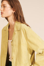 Chemise à poche en cuir suédé Édition limitée