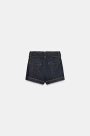 Jupe-culotte Z1975 croisée avec ceinture