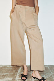 Pantalon coupe barrel ample