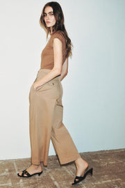 Pantalon coupe barrel ample