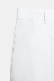 Pantalon en popeline à pinces