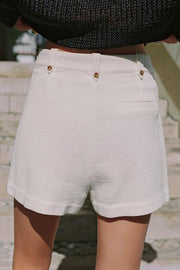 Jupe-culotte en tissu texturé