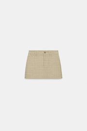 Jupe-culotte à carreaux