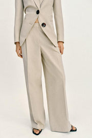 Pantalon droit à pinces