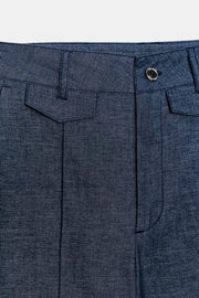 Pantalon-culotte en lin
