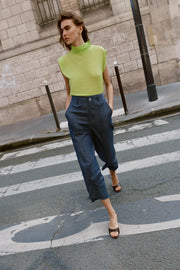 Pantalon-culotte en lin