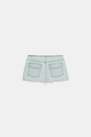 Jupe mini en denim TRF déchiré