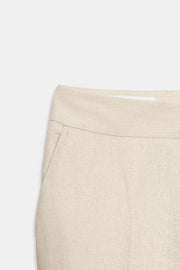 Pantalon slim en lin