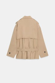 Blouson trench avec ceinture