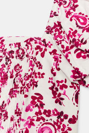 Top bustier imprimé