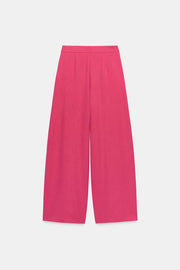 Pantalon large à plis