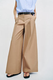 Pantalon large avec ceinture