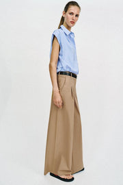 Pantalon large avec ceinture