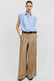 Pantalon large avec ceinture