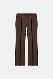 Pantalon slim satiné