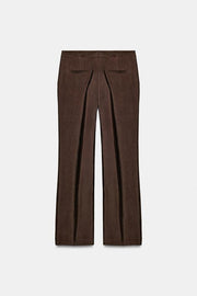 Pantalon slim satiné