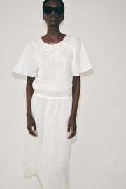 Robe 100 % lin au crochet ZW Collection