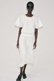 Robe 100 % lin au crochet ZW Collection