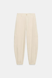 Pantalon cargo coupe barrel