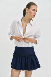 Jupe-culotte évasé