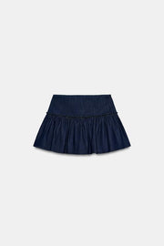 Jupe-culotte évasé