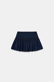 Jupe-culotte évasé