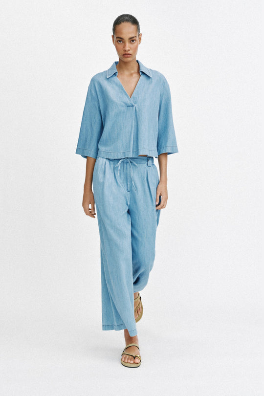 Pantalon fluide culotte