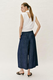 Pantalon-culotte à pinces