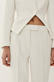 Pantalon droit taille basse