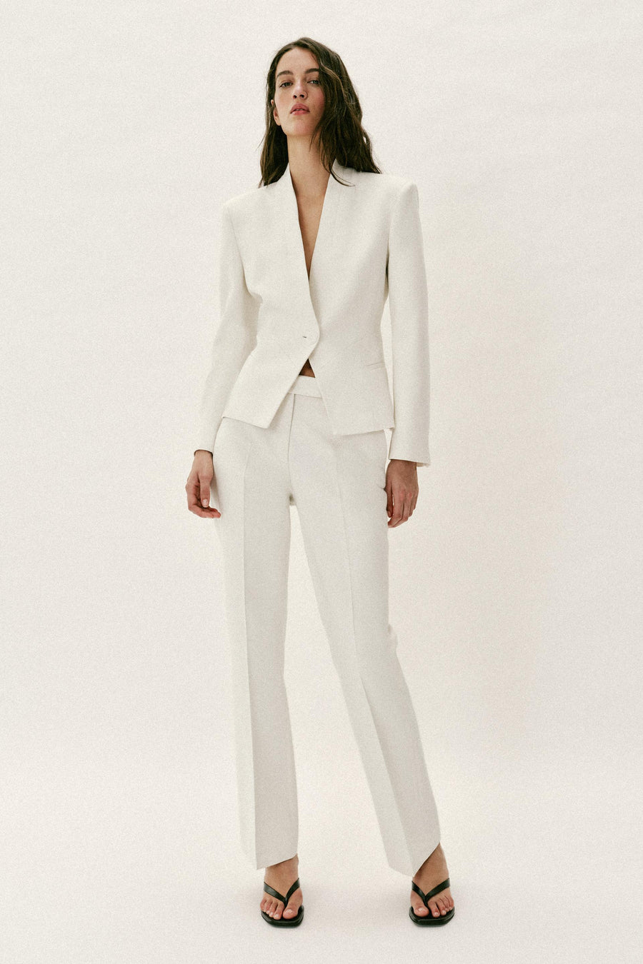 Pantalon droit taille basse