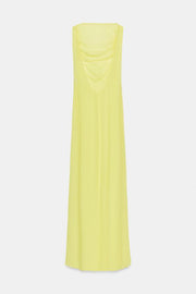 Robe longue en georgette