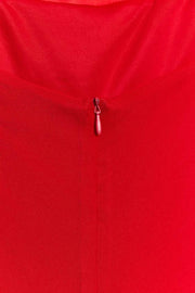 Robe dos-nu contrastée à volume