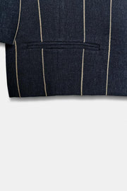 Veste à rayures en lin ZW Collection