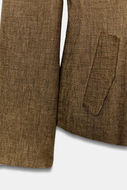 Blazer en mélange de lin ZW Collection