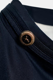 Blazer cintré à bouton doré