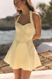 Robe dos-nu évasée