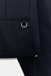 Veste courte à col montant