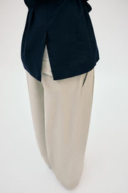 Veste trench en lin avec ceinture