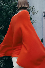 Pull en maille à manches chauve-souris
