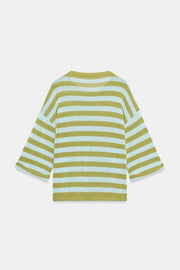 Pull en maille à rayures