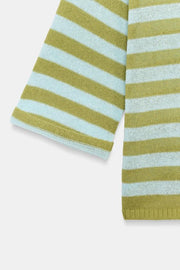 Pull en maille à rayures