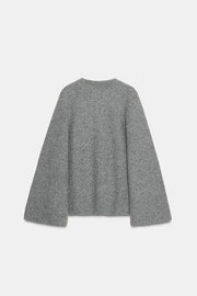 Veste en maille à fentes aux manches