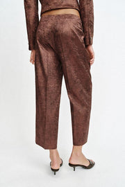 Pantalon-culotte effet froissé